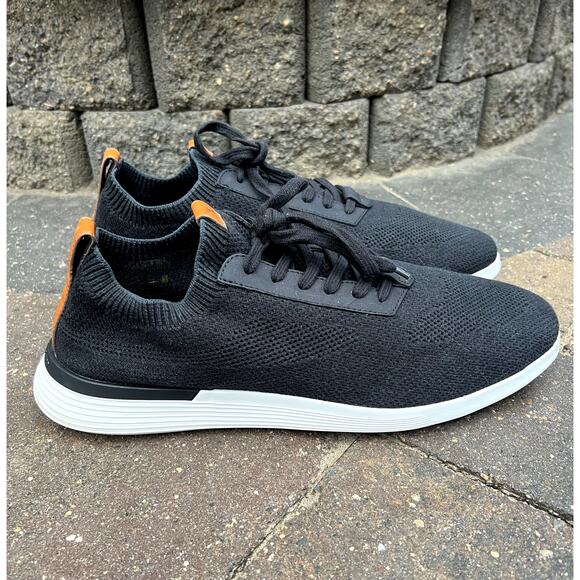 Men's Wolf & Shepherd SupremeKnit trainer black shoes size 12M - Picture 2 of 7